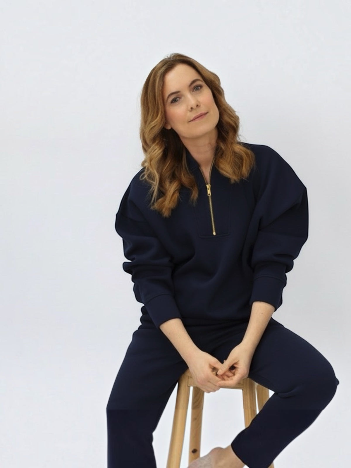 Sweatshirt and coordinated sweatpants