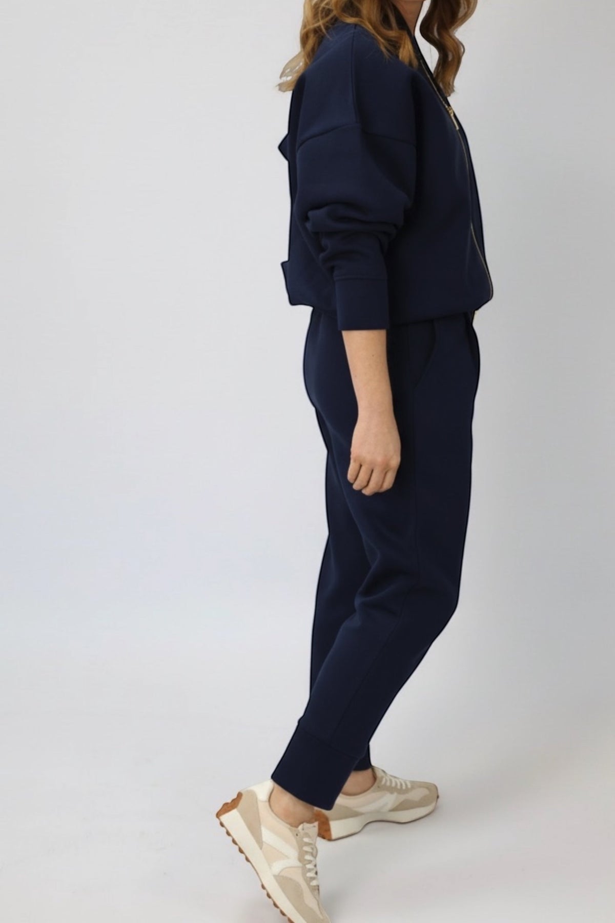Margot Relaxed Sweatpants in Navy (Tall)